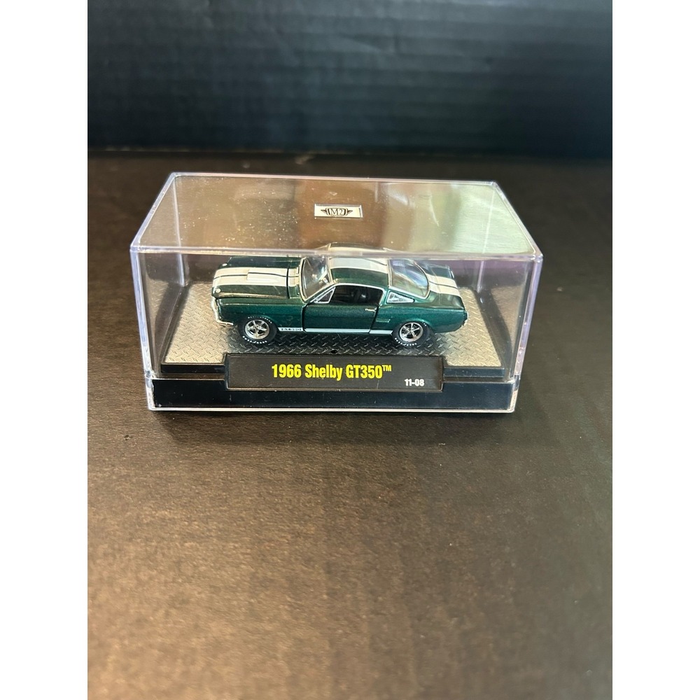 Green 1:64 M2 Machines 1966 Shelby GT350.